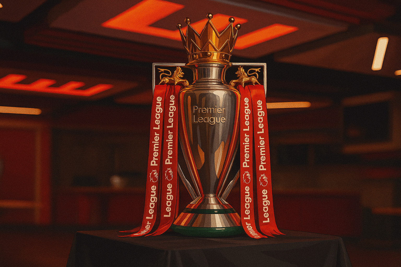 Premier League trophy