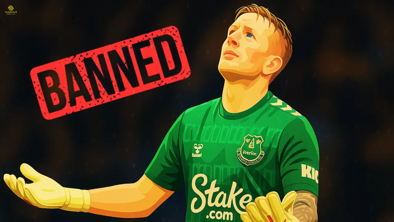 Jordan Pickford BANNED from favourite sport