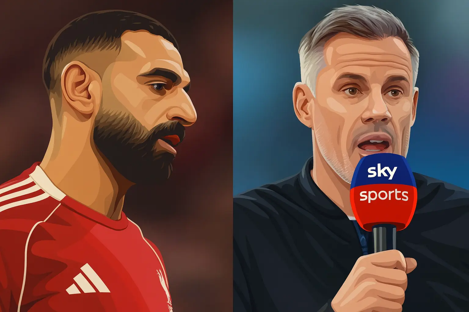Mohamed Salah, Jamie Carragher
