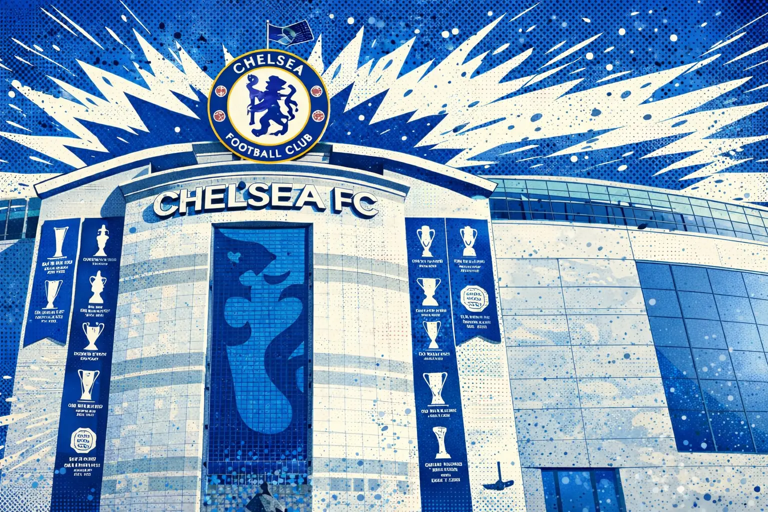 Chelsea Stamford Bridge Pop-Art