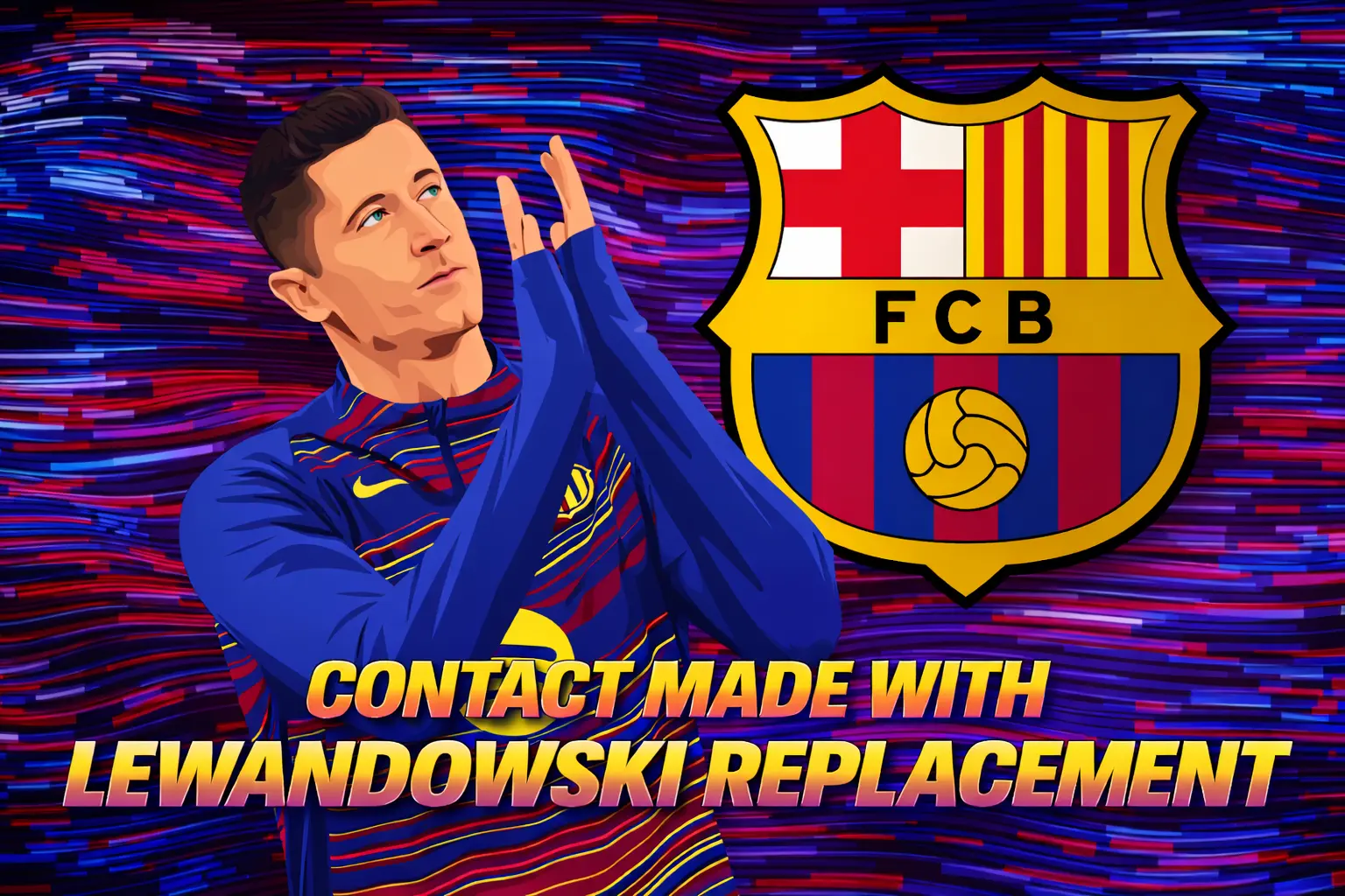 Barcelona make contact with Robert Lewandowski replacement