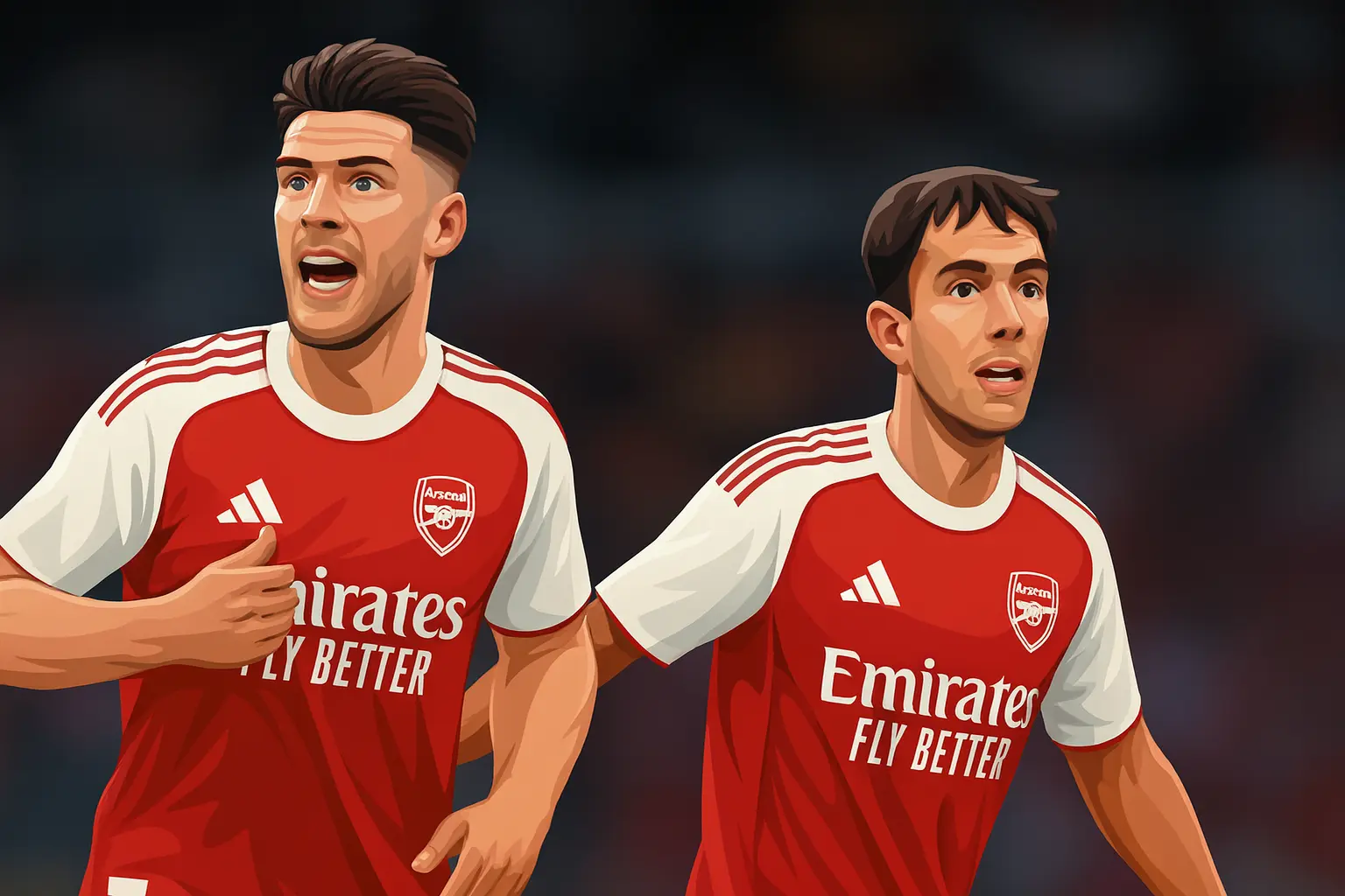 Declan Rice and Martin Zubimendi