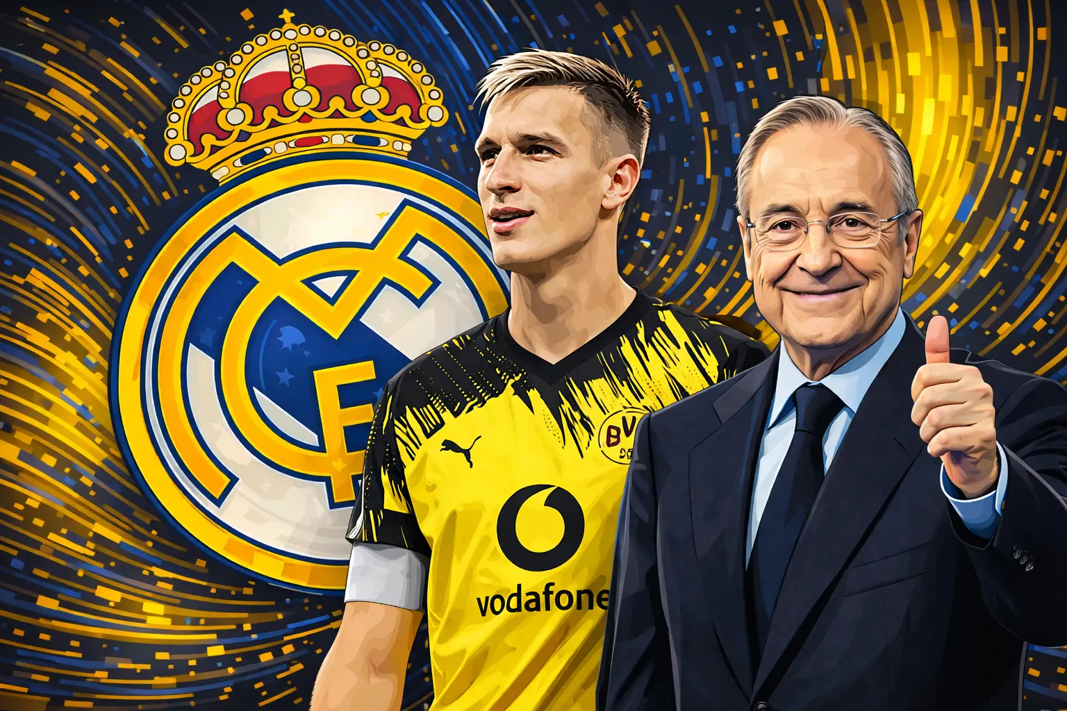Nico Schlotterbeck, Florentino Perez