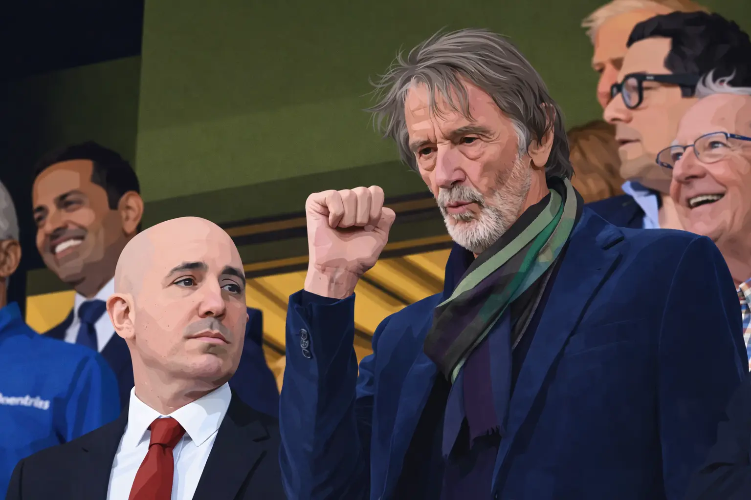 Sir Jim Ratcliffe and Omar Berrada
