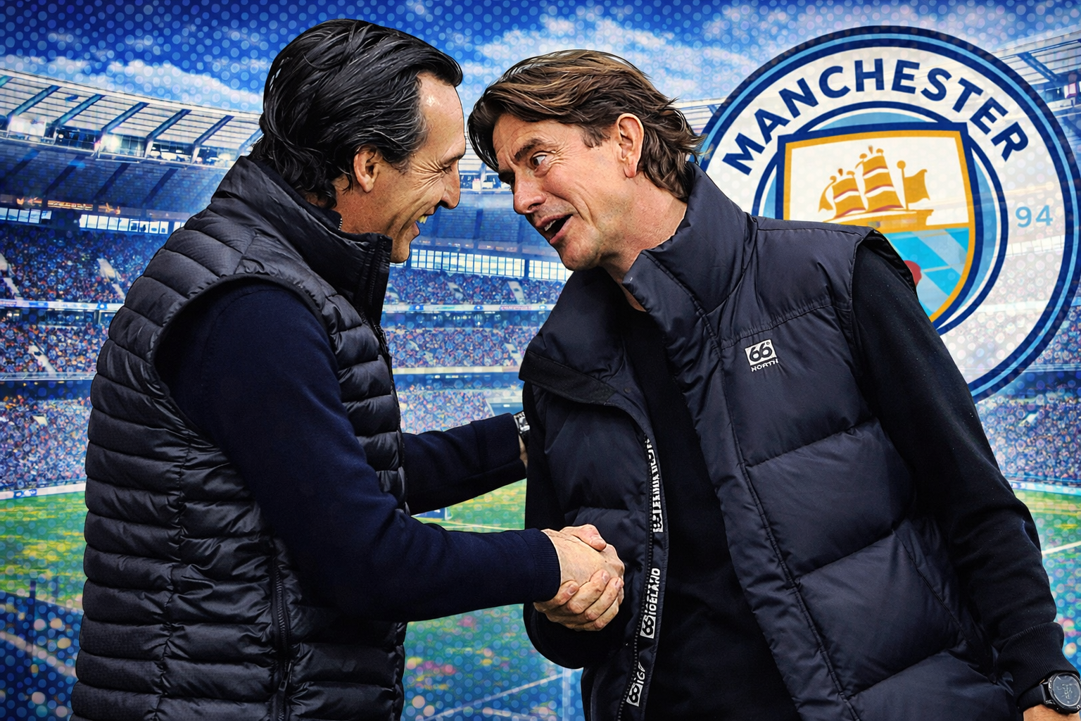 Thomas Frank and Unai Emery