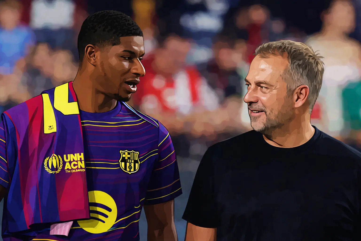 Marcus Rashford, Hansi Flick