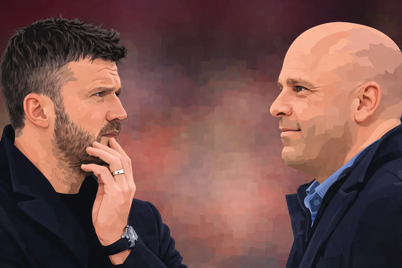 Michael Carrick, Arne Slot