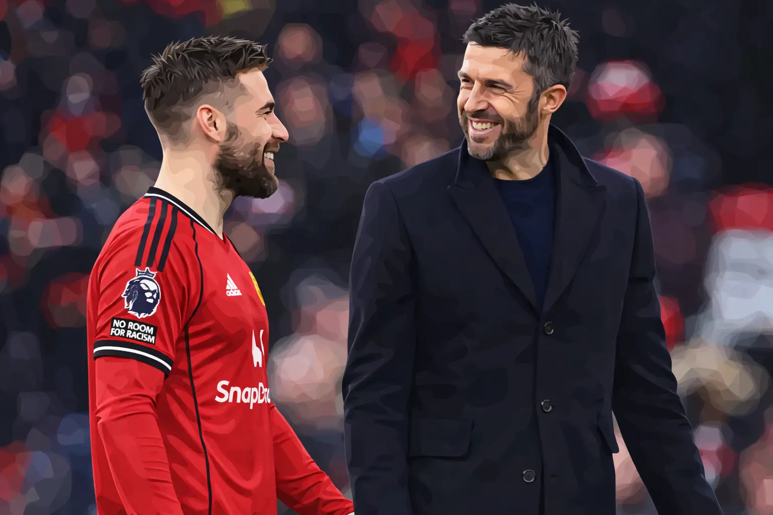 Luke Shaw, Michael Carrick, Manchester United
