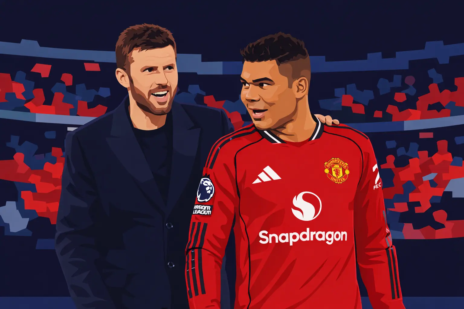 Casemiro, Michael Carrick