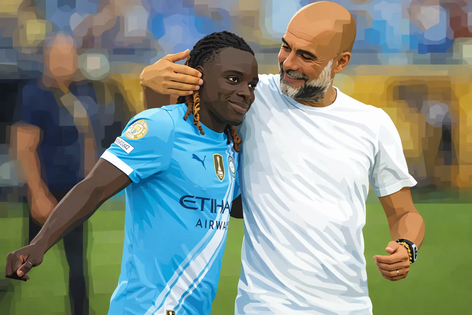 Pep Guardiola, Jeremy Doku
