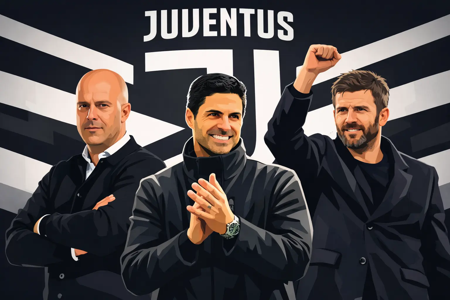 Arne Slot, Mikel Arteta, Michael Carrick