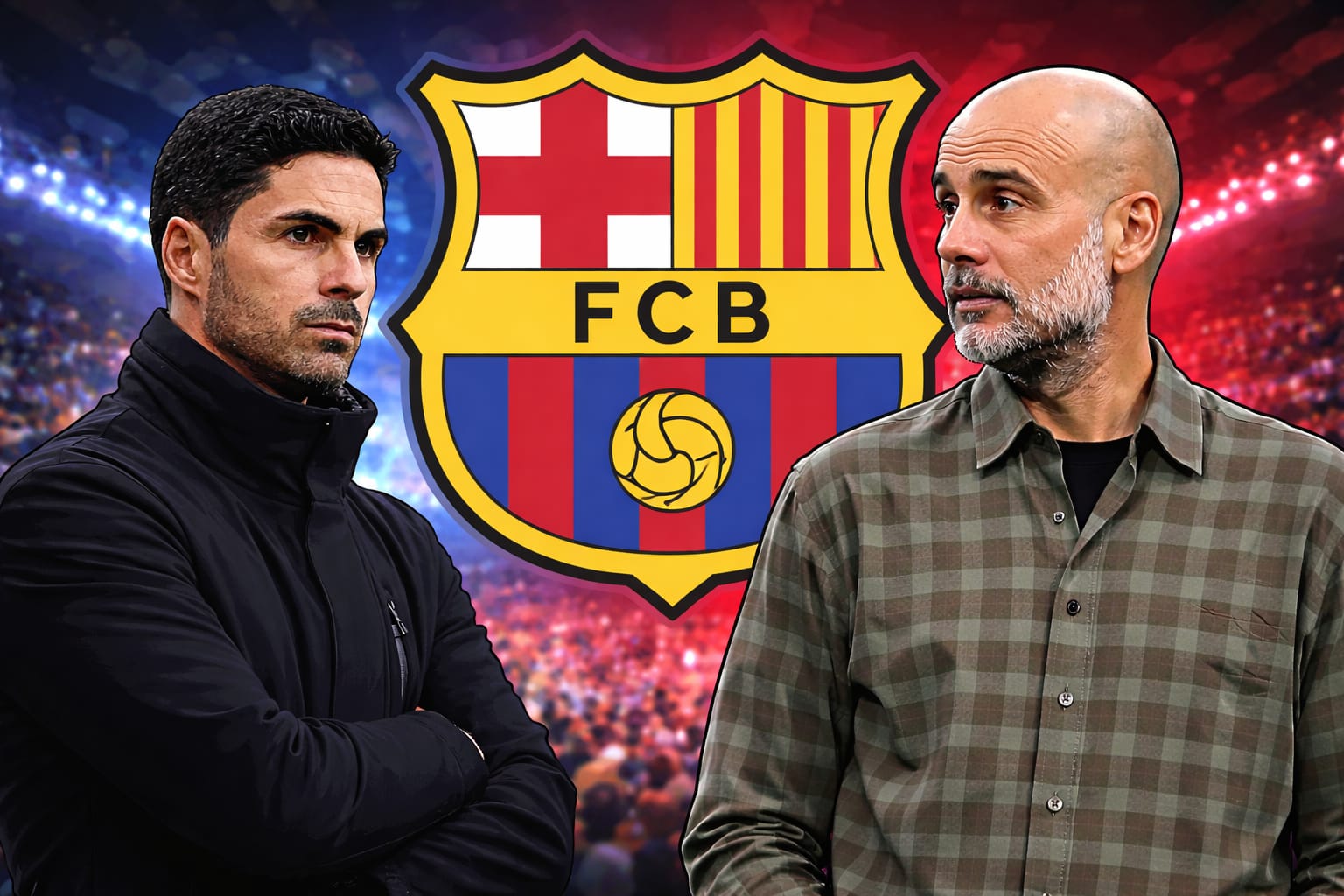 Mikel Arteta, Pep Guardiola