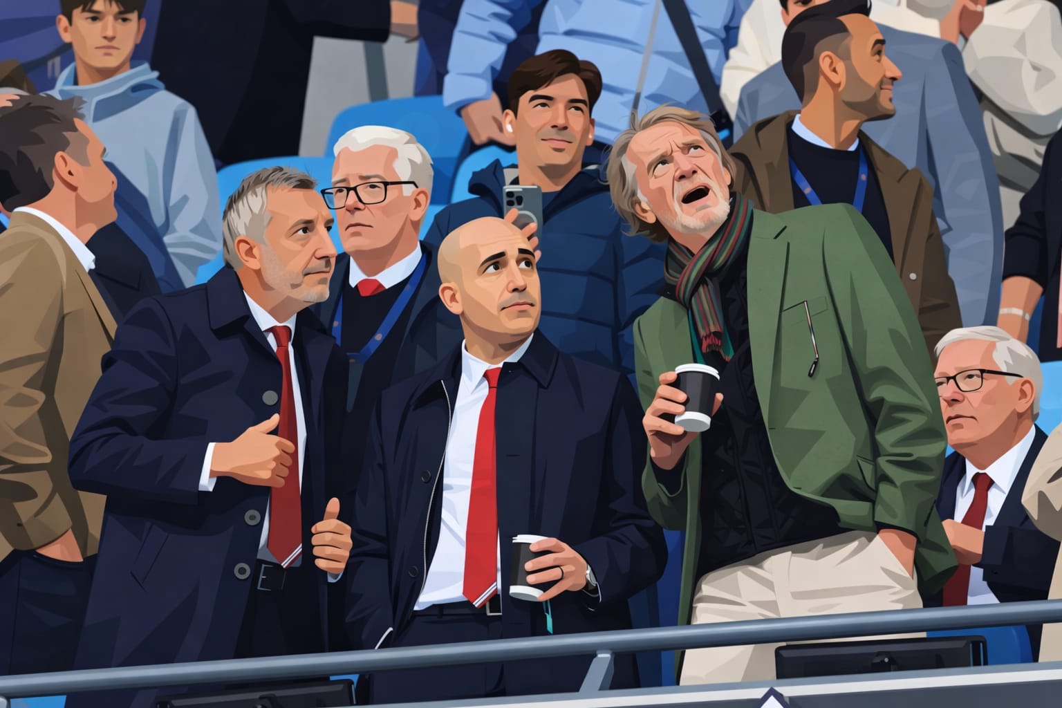 Sir Jim Ratcliffe, Omar Berrada, Jason Wilcox