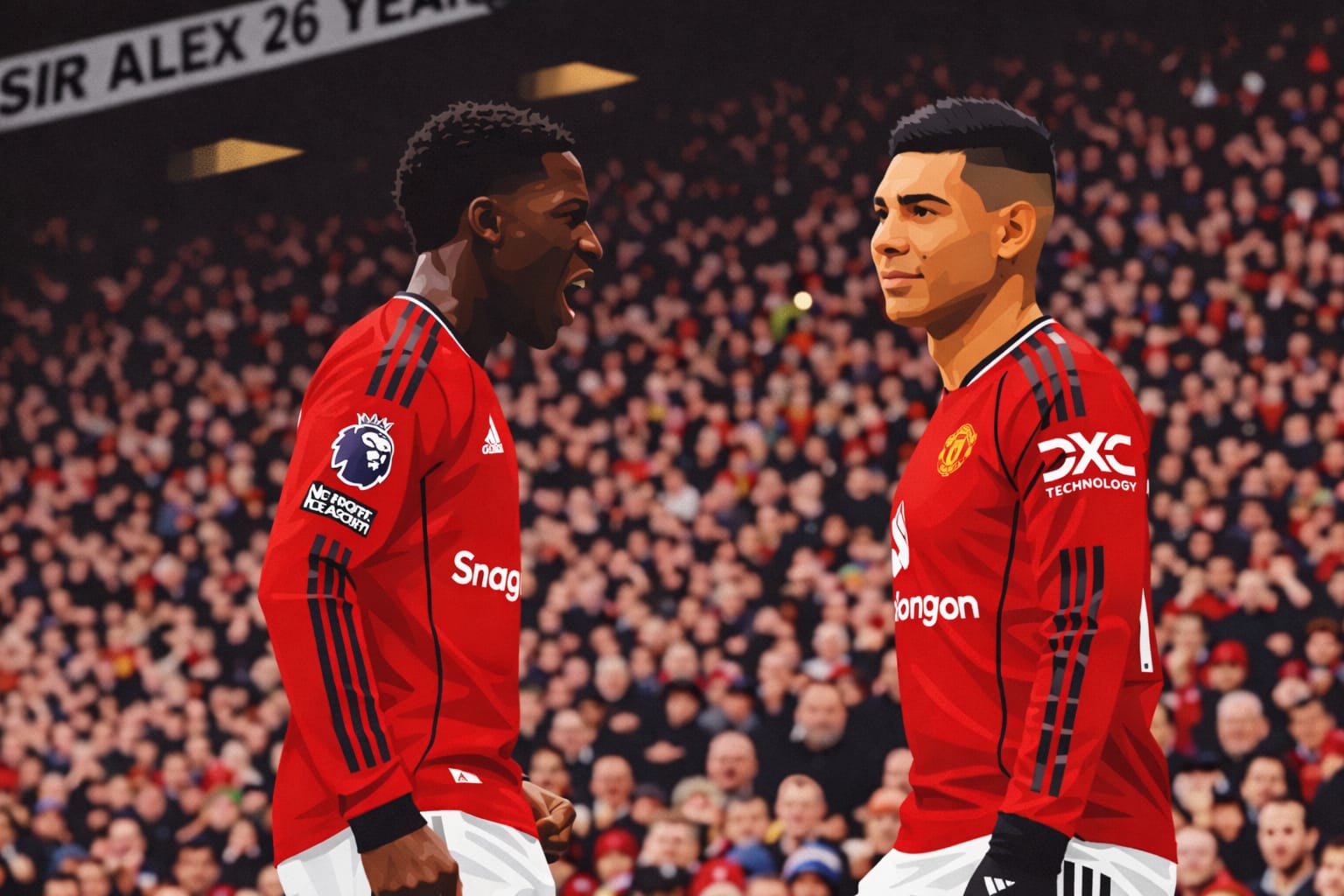 Kobbie Mainoo, Casemiro