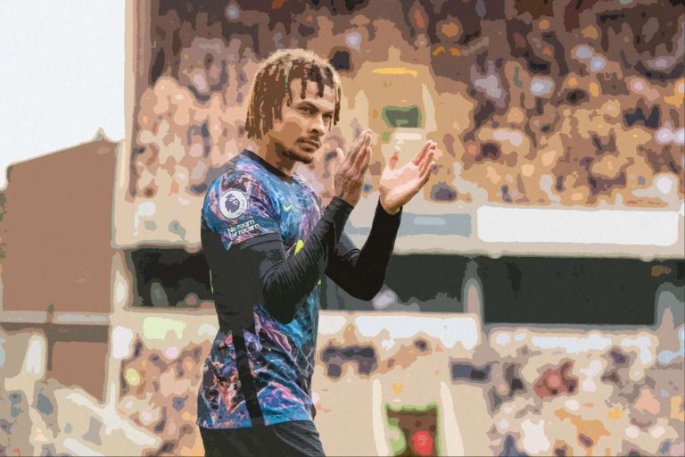 Dele Alli thanking the Tottenham fans.