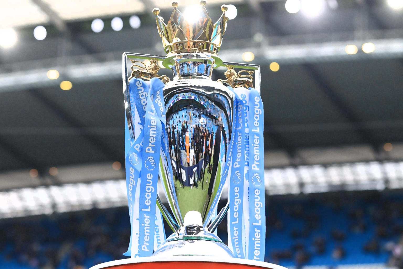 Premier League trophy.