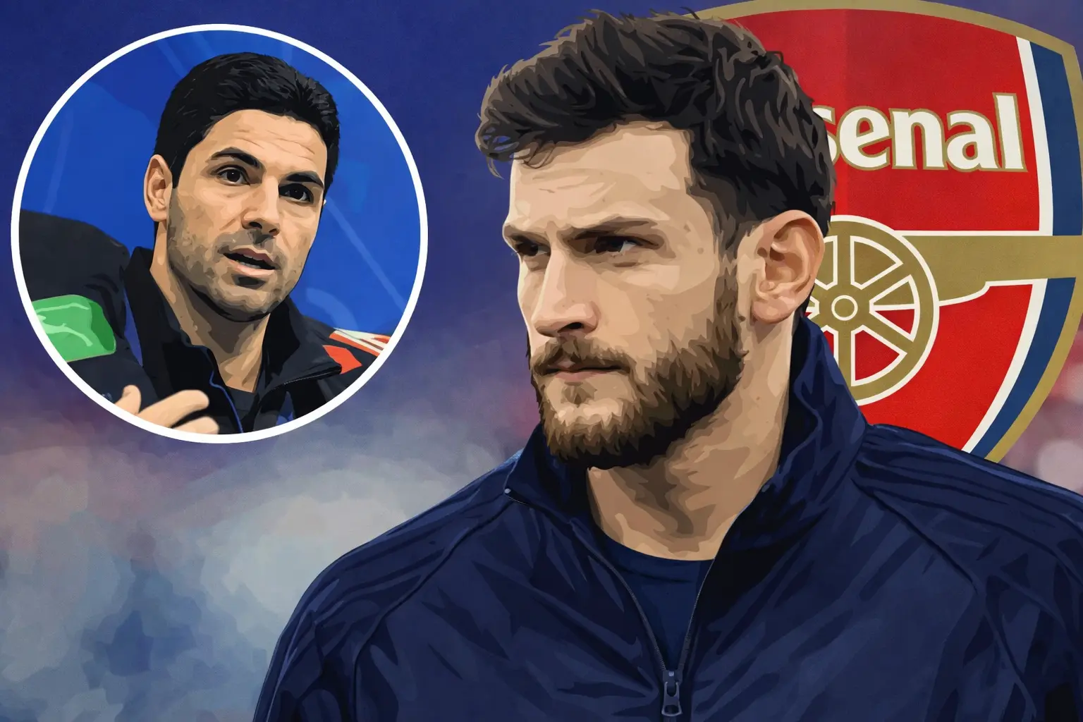 Kvaratskhelia and Mikel Arteta