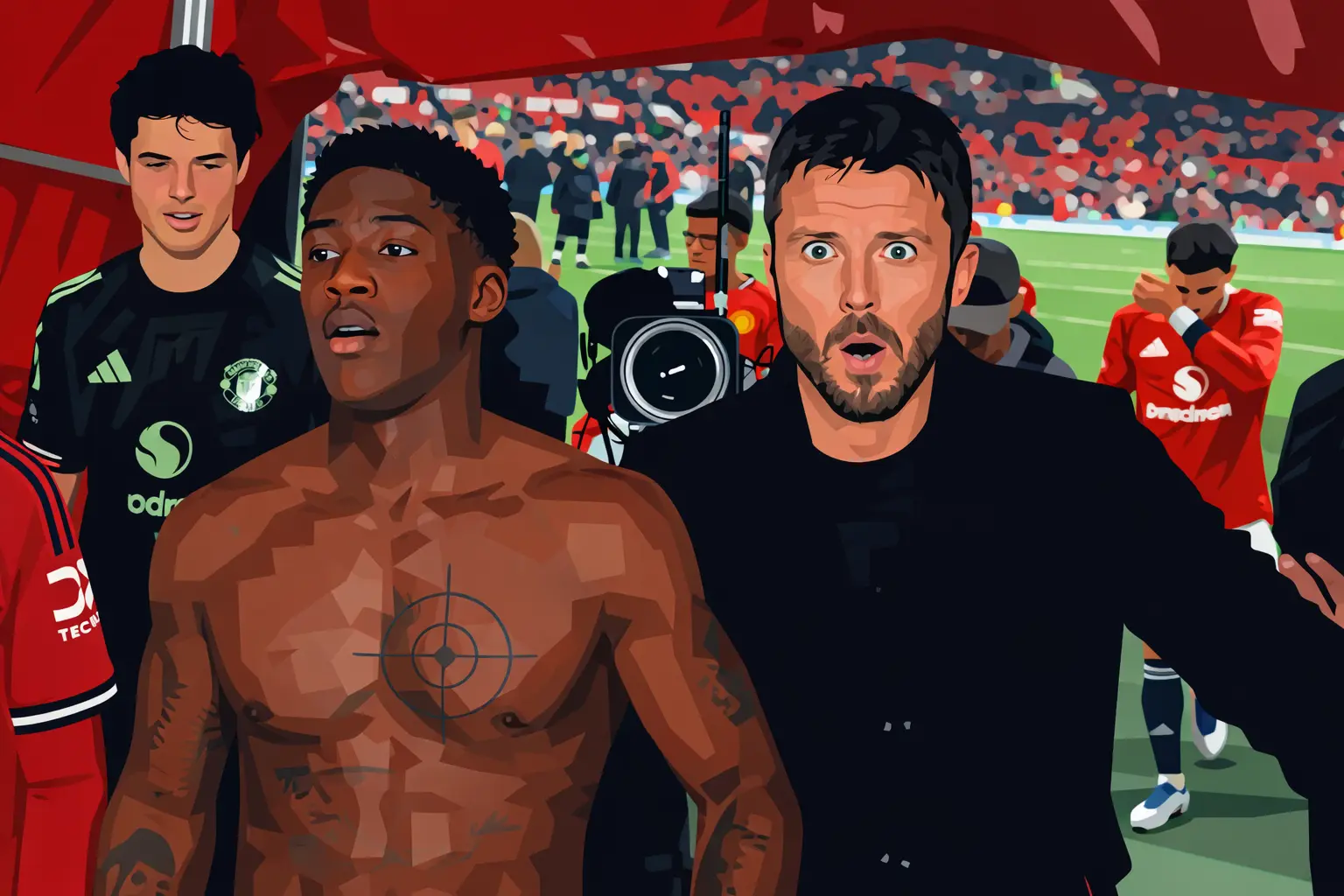 Michael Carrick, Kobbie Mainoo