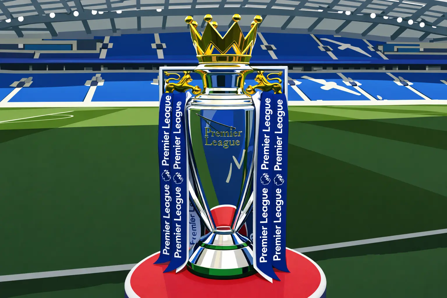 Premier League trophy