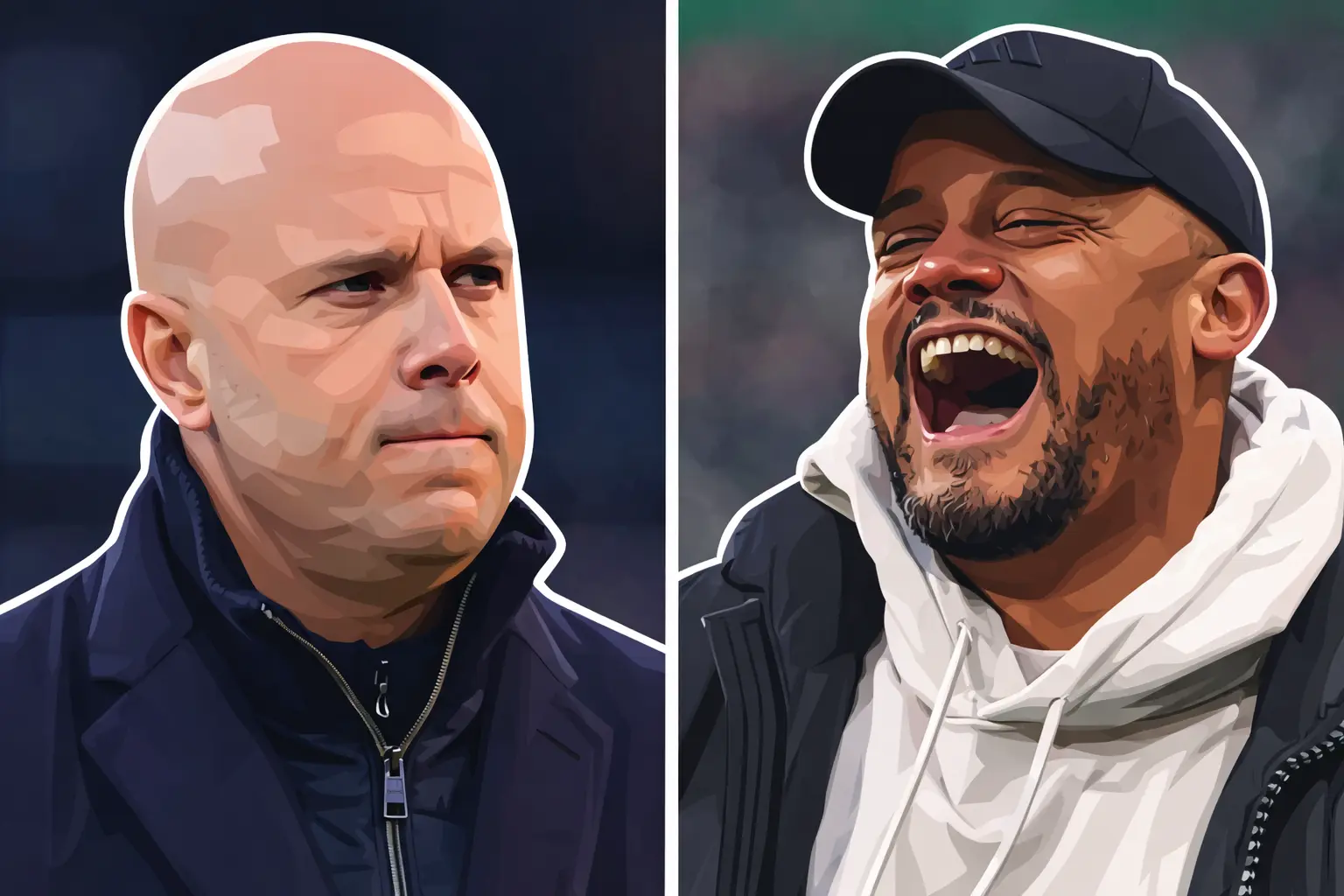 Arne Slot, Vincent Kompany