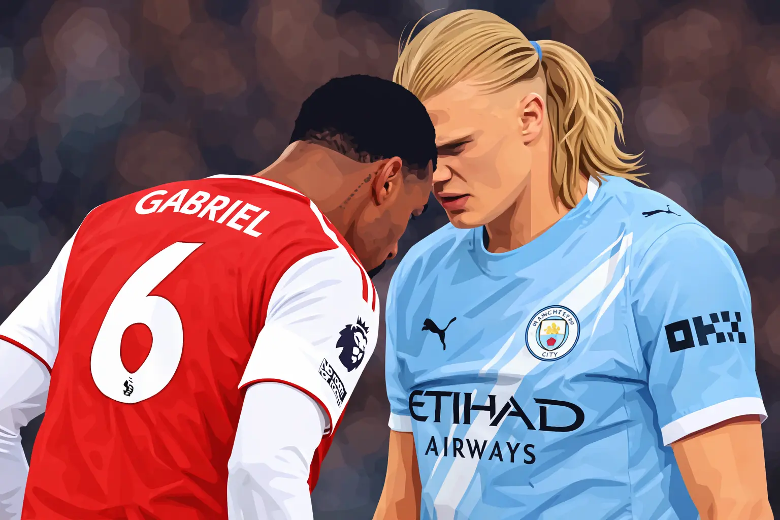 Erling Haaland, Gabriel Magalhaes