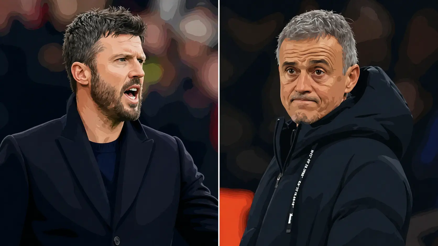 Michael Carrick, Luis Enrique