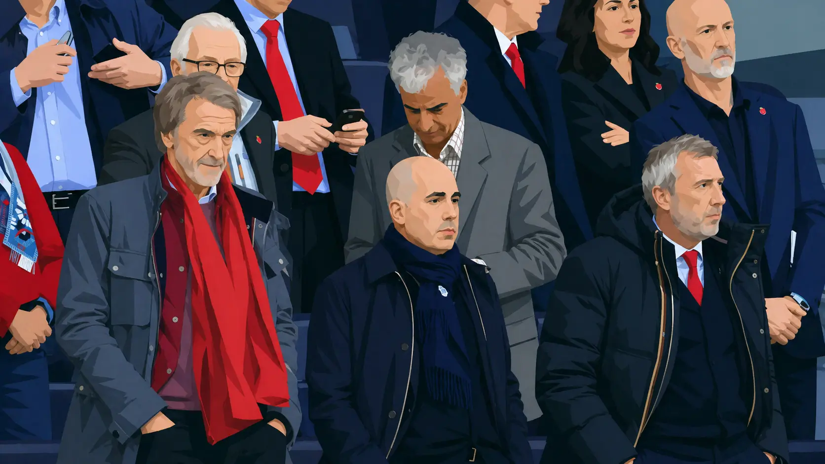 Sir Jim Ratcliffe, Omar Berrada, And Jason Wilcox