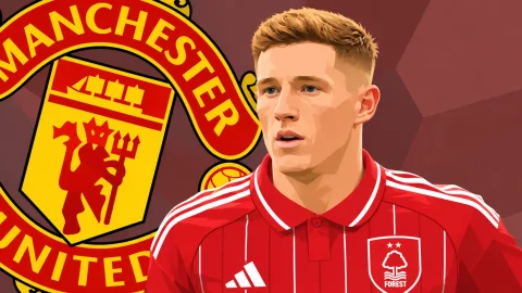 Elliot Anderson, Manchester United logo