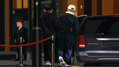 Three Premier League stars pictured leaving strip club in Manchester