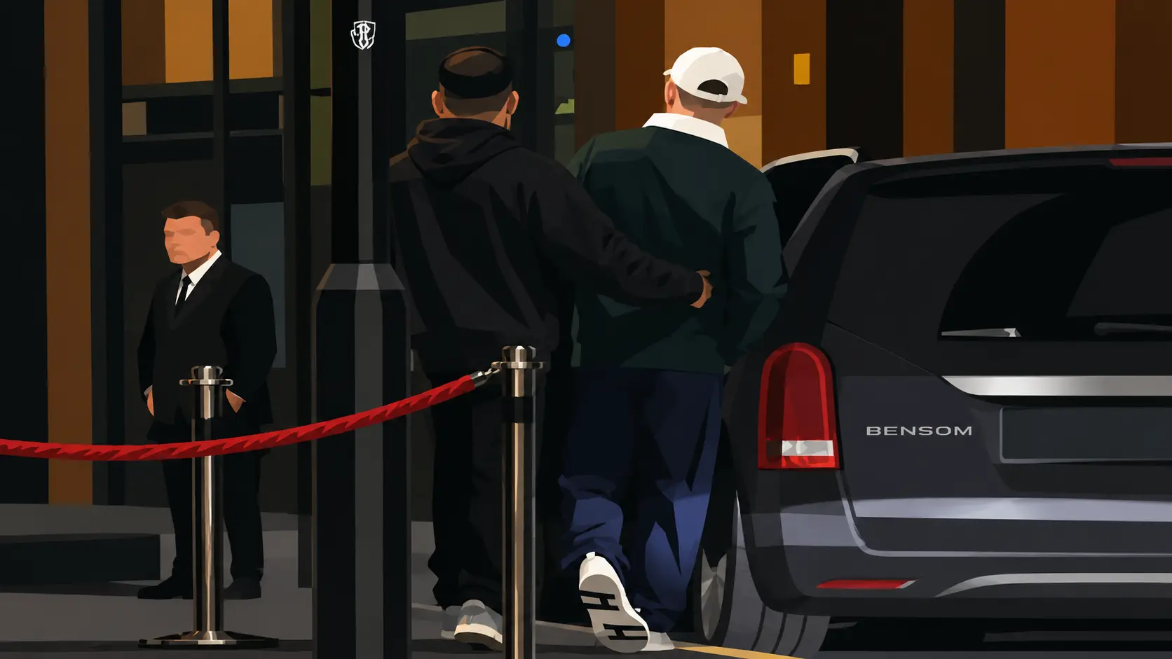 Three Premier League stars pictured leaving strip club in Manchester