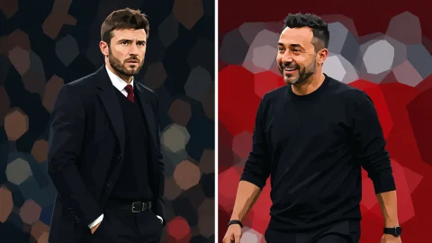 Michael Carrick, Roberto De Zerbi