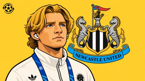 Anthony Gordon, Newcastle United crest