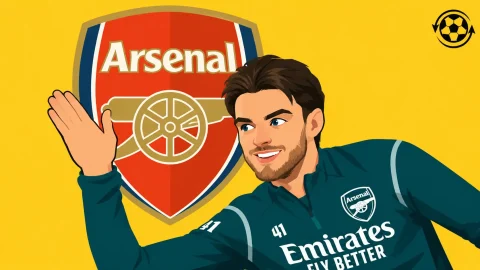 Declan Rice, Arsenal logo