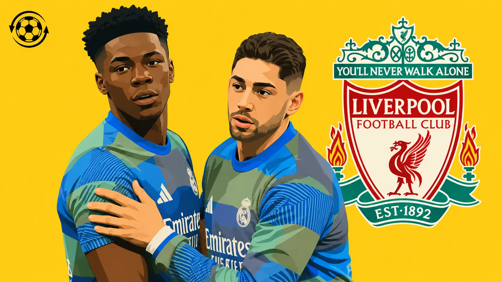 Federico Valverde and Aurelien Tchouameni