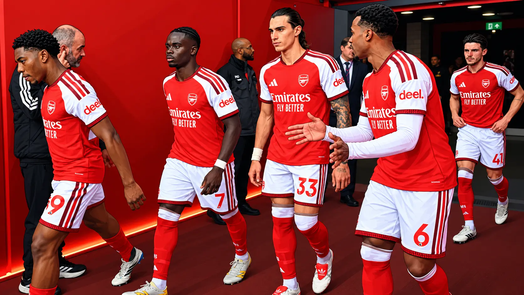 Arsenal players